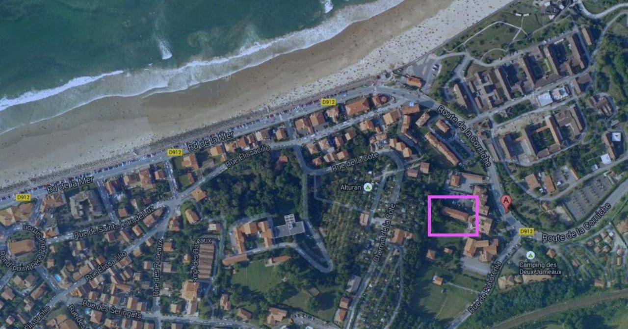 Appartement Lumineux, Avec Balcon, A 200M De La Plage Hendaye Dış mekan fotoğraf